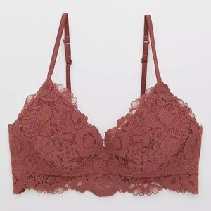 Aerie Wireless Lace Bra